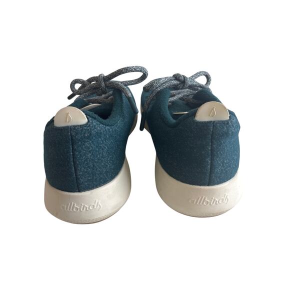 Allbirds Aurora Teal Green Mizzle Wool Runner Sneakers Women’s Size 10 - Picture 7 of 9